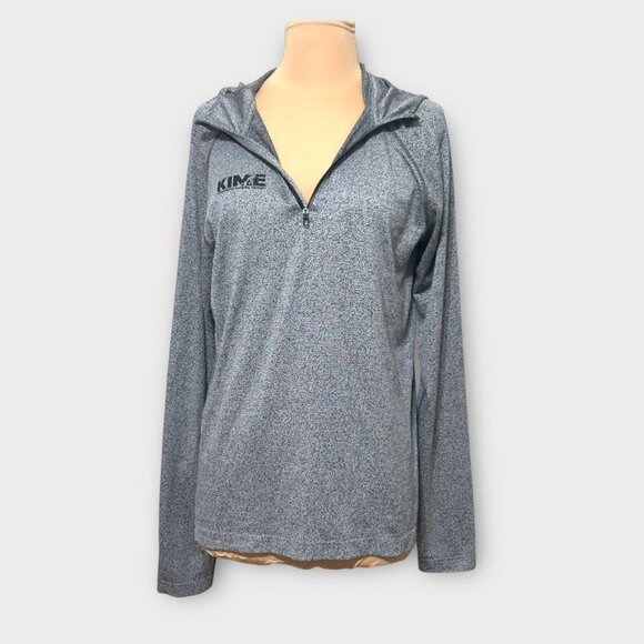 Lululemon Metal Vent Tech Hoodie M Black White Swiftly EUC Men Logo Hood Active - Picture 3 of 8